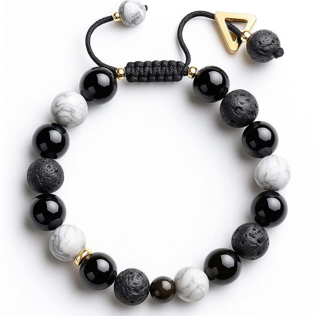 LavaPulse Retro Stone Bracelet