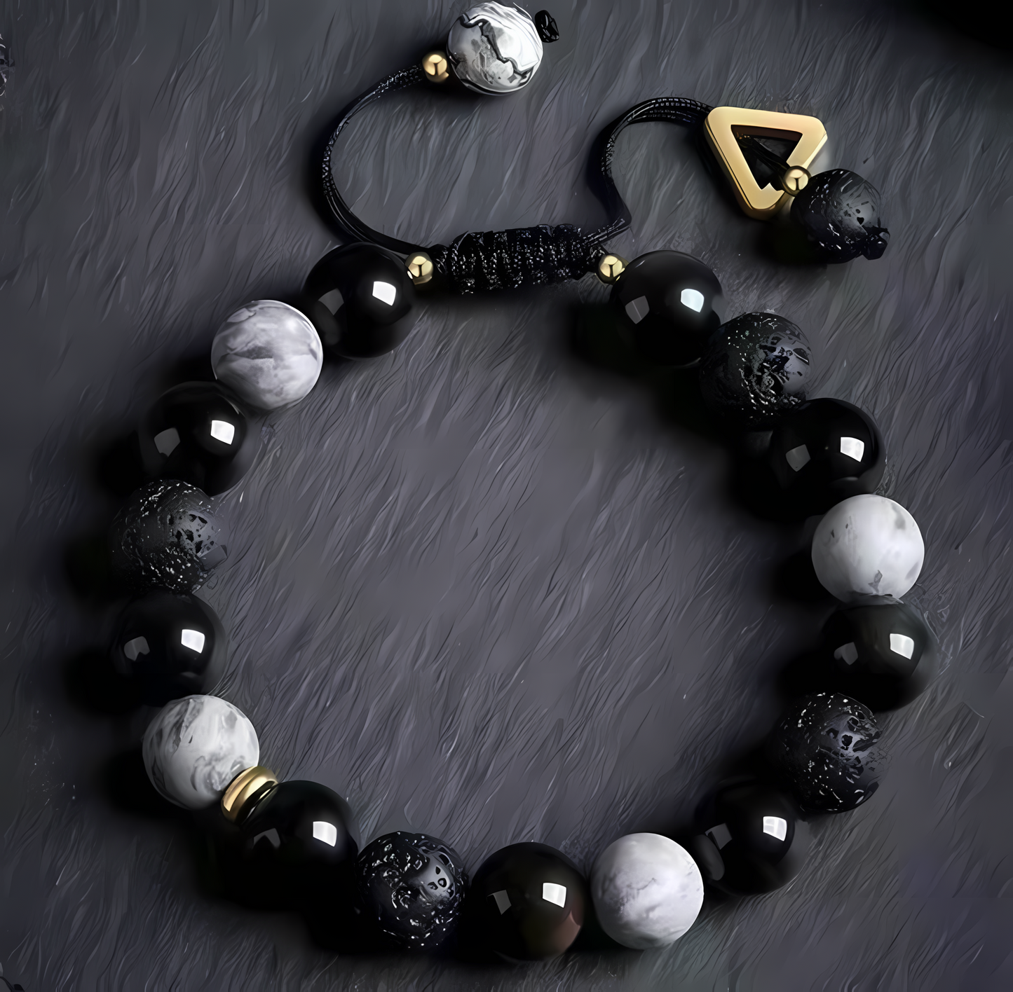 LavaPulse Retro Stone Bracelet