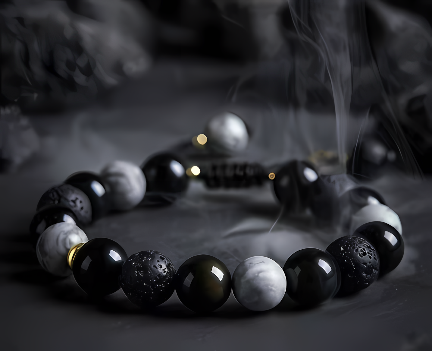LavaPulse Retro Stone Bracelet